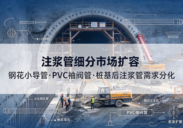 砀山注浆管细分市场扩容，隧道钢花小导管、PVC 袖阀管、桩基后注浆管需求分化